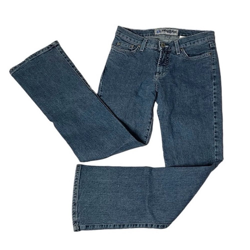 ANCHOR BLUE Vintage Blue Jeans Medium Wash Womens Size 5 Y2K